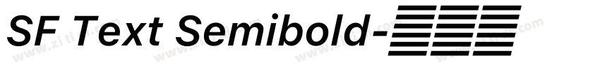 SF Text Semibold字体转换 SF Text Semibold字体转换